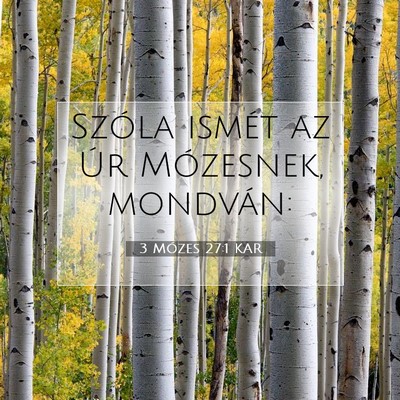 3 Mózes 27:1 KAR Bibliai verskép