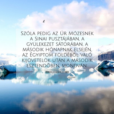 4 Mózes 1:1 Bibliai vers magyarázata