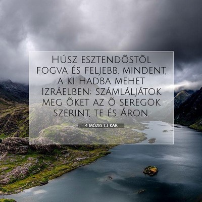 4 Mózes 1:3 Bibliai vers magyarázata