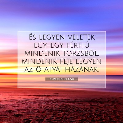4 Mózes 1:4 Bibliai vers magyarázata