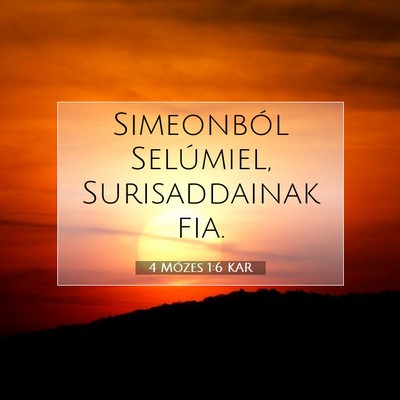 4 Mózes 1:6 Bibliai vers magyarázata