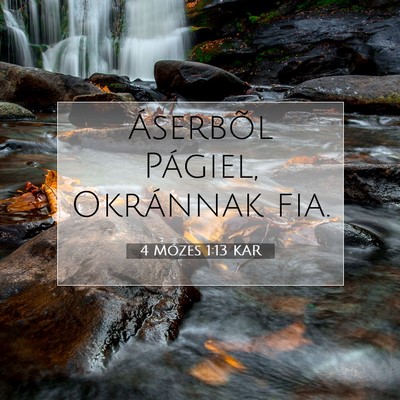 4 Mózes 1:13 Bibliai vers magyarázata
