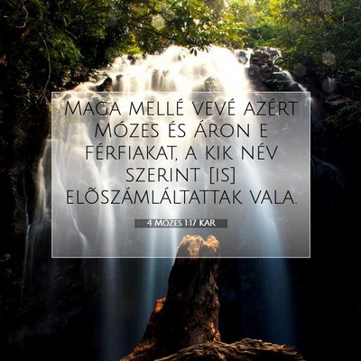 4 Mózes 1:17 Bibliai vers magyarázata