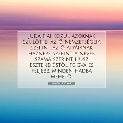 4 Mózes 1:26 Bibliai vers magyarázata