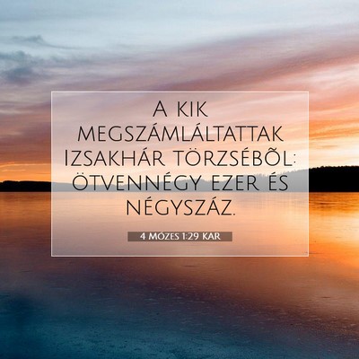 4 Mózes 1:29 Bibliai vers magyarázata