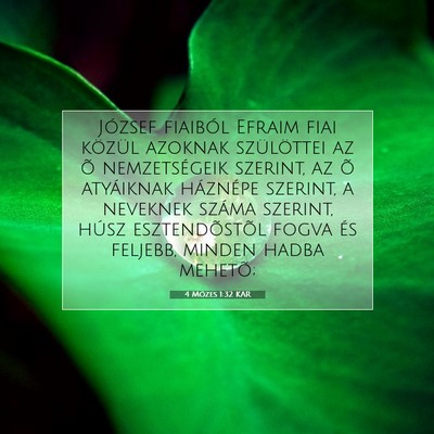4 Mózes 1:32 Bibliai vers magyarázata