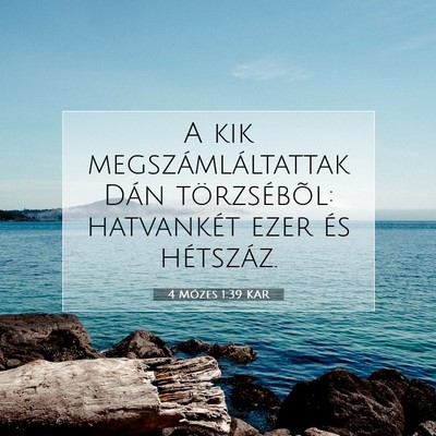 4 Mózes 1:39 Bibliai vers magyarázata