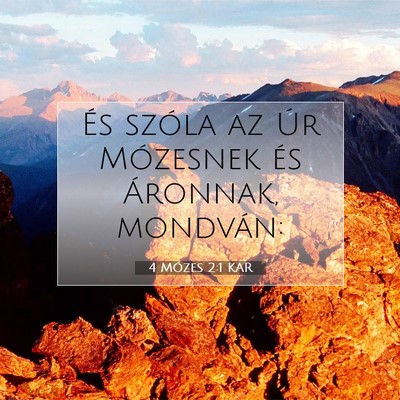 4 Mózes 2:1 Bibliai vers magyarázata