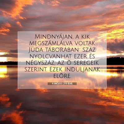 4 Mózes 2:9 Bibliai vers magyarázata