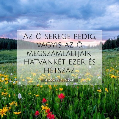 4 Mózes 2:26 Bibliai vers magyarázata