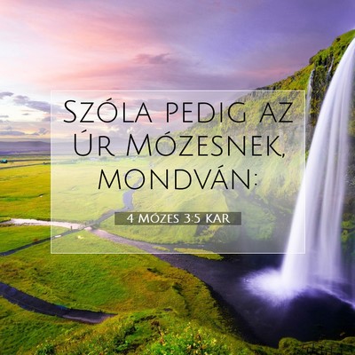4 Mózes 3:5 Bibliai vers magyarázata