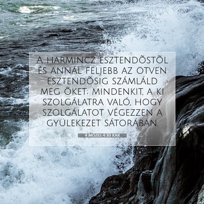 4 Mózes 4:30 Bibliai vers magyarázata