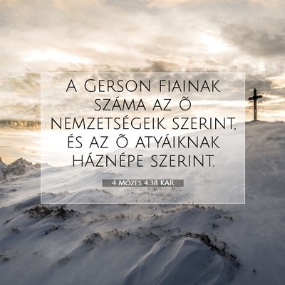 4 Mózes 4:38 Bibliai vers magyarázata