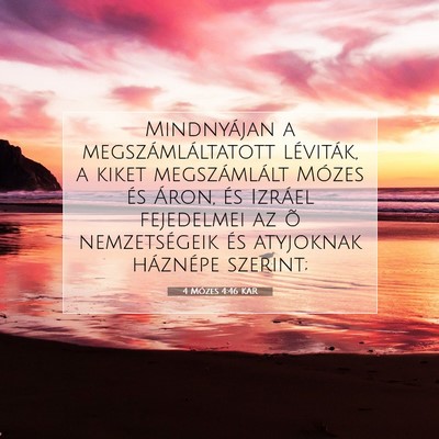 4 Mózes 4:46 Bibliai vers magyarázata