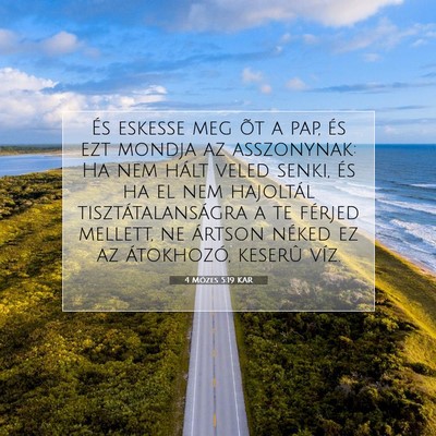 4 Mózes 5:19 Bibliai vers magyarázata