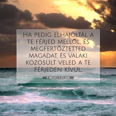 4 Mózes 5:20 Bibliai vers magyarázata