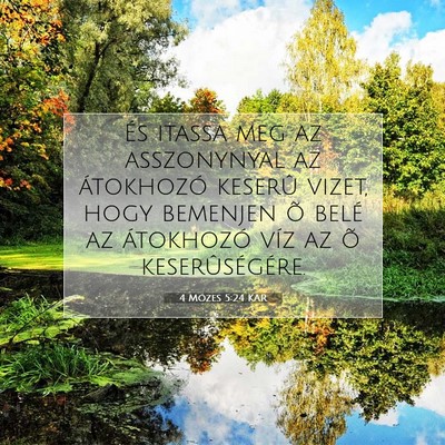 4 Mózes 5:24 Bibliai vers magyarázata