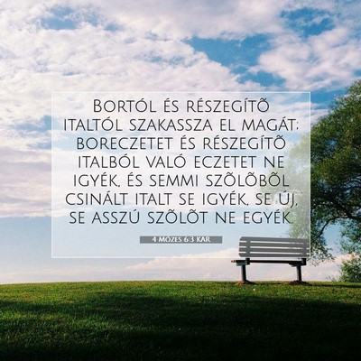 4 Mózes 6:3 Bibliai vers magyarázata