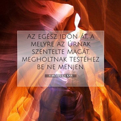 4 Mózes 6:6 Bibliai vers magyarázata