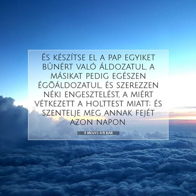 4 Mózes 6:11 Bibliai vers magyarázata