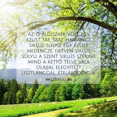 4 Mózes 7:49 Bibliai vers magyarázata
