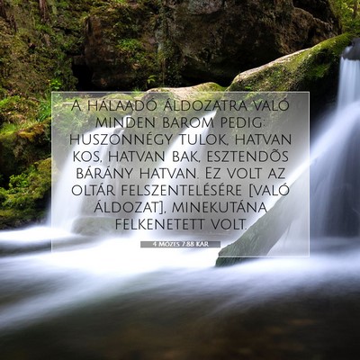 4 Mózes 7:88 Bibliai vers magyarázata