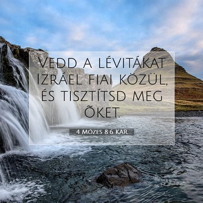 4 Mózes 8:6 Bibliai vers magyarázata