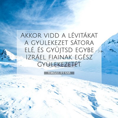 4 Mózes 8:9 Bibliai vers magyarázata