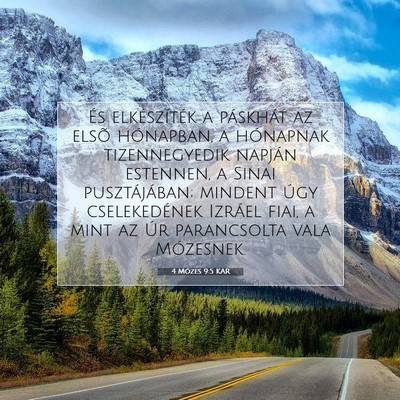 4 Mózes 9:5 Bibliai vers magyarázata