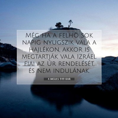 4 Mózes 9:19 Bibliai vers magyarázata