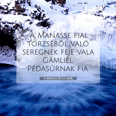 4 Mózes 10:23 Bibliai vers magyarázata