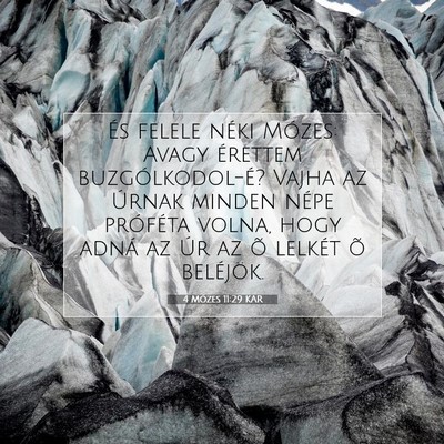 4 Mózes 11:29 Bibliai vers magyarázata