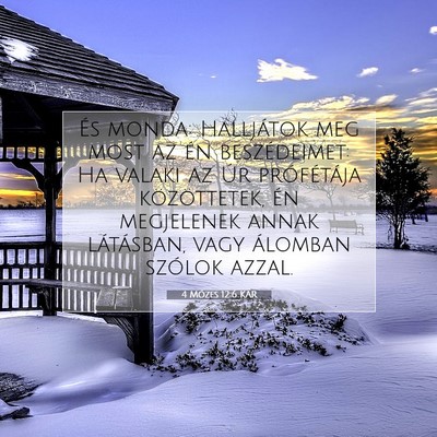 4 Mózes 12:6 Bibliai vers magyarázata