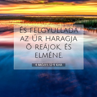 4 Mózes 12:9 Bibliai vers magyarázata