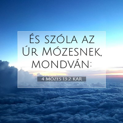 4 Mózes 13:2 Bibliai vers magyarázata
