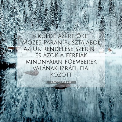 4 Mózes 13:4 Bibliai vers magyarázata