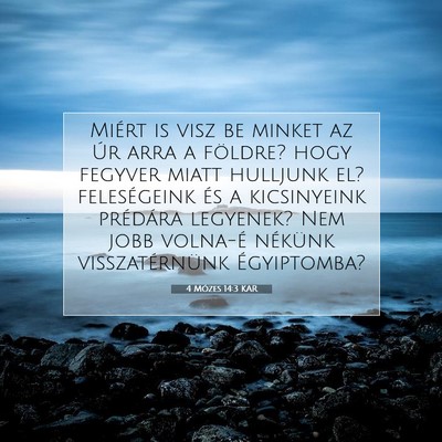 4 Mózes 14:3 Bibliai vers magyarázata