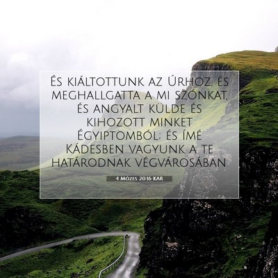4 Mózes 20:16 Bibliai vers magyarázata