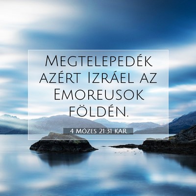 4 Mózes 21:31 Bibliai vers magyarázata