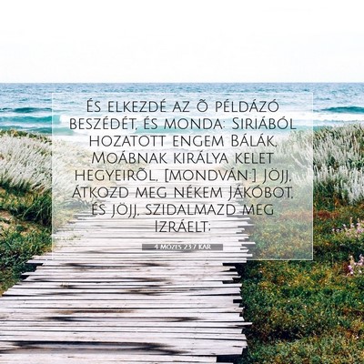 4 Mózes 23:7 Bibliai vers magyarázata