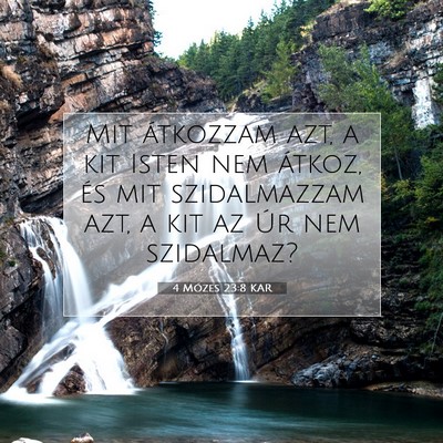 4 Mózes 23:8 Bibliai vers magyarázata