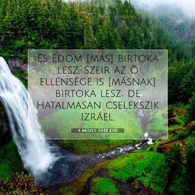4 Mózes 24:18 Bibliai vers magyarázata
