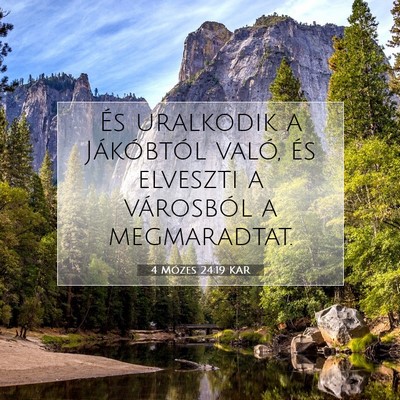 4 Mózes 24:19 Bibliai vers magyarázata