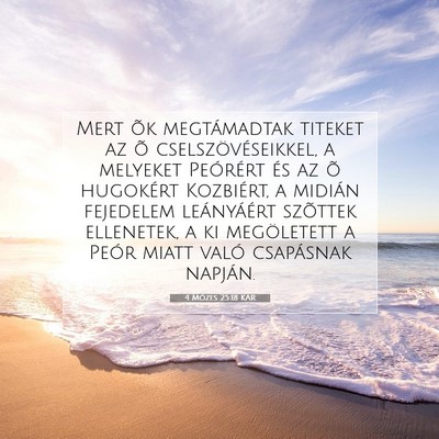 4 Mózes 25:18 Bibliai vers magyarázata