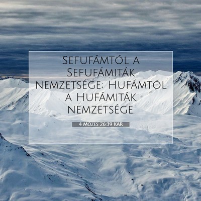4 Mózes 26:39 Bibliai vers magyarázata