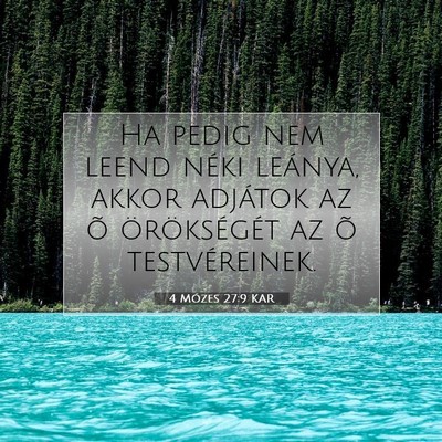 4 Mózes 27:9 Bibliai vers magyarázata
