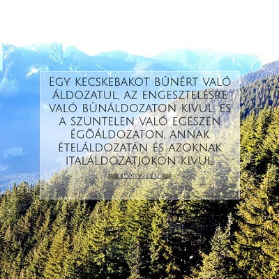 4 Mózes 29:11 Bibliai vers magyarázata