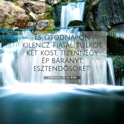 4 Mózes 29:26 Bibliai vers magyarázata