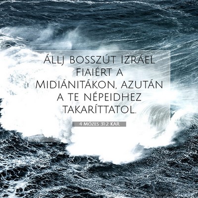 4 Mózes 31:2 Bibliai vers magyarázata