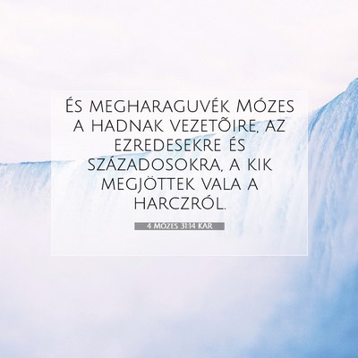 4 Mózes 31:14 Bibliai vers magyarázata